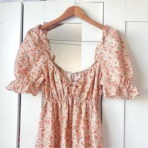 Reformation Channa linen mini dress